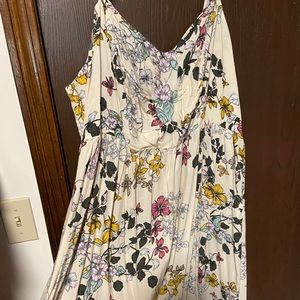 Torrid skater floral bow front dress size 3